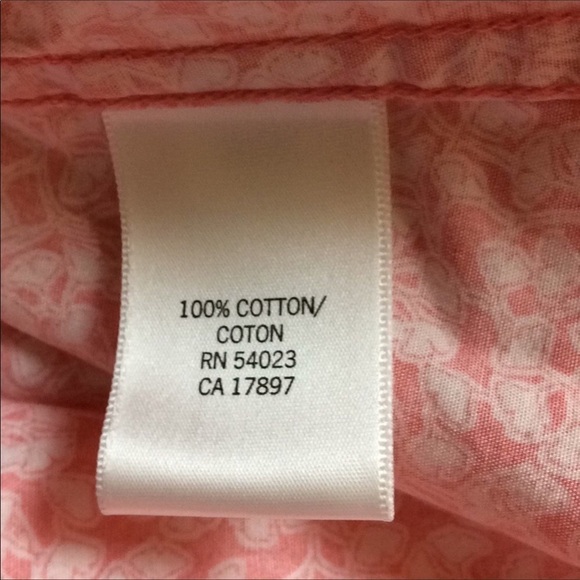 Banana Republic pink & white print blouse Size Small - Picture 8 of 9